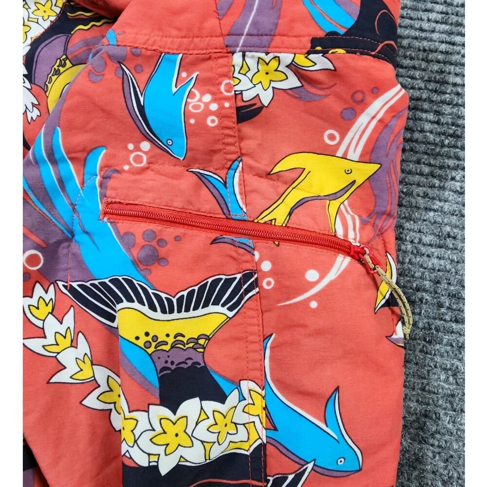 Patagonia Board Swim Trunks Drawstring Side Pocket Mens Size 30 Tropical Fish - Picture 4 of 8